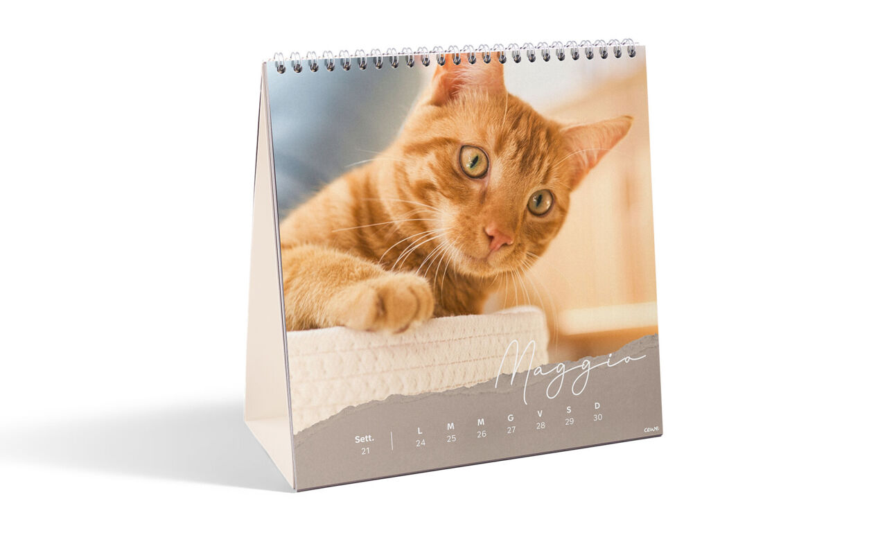 Calendario da tavolo Quadrato